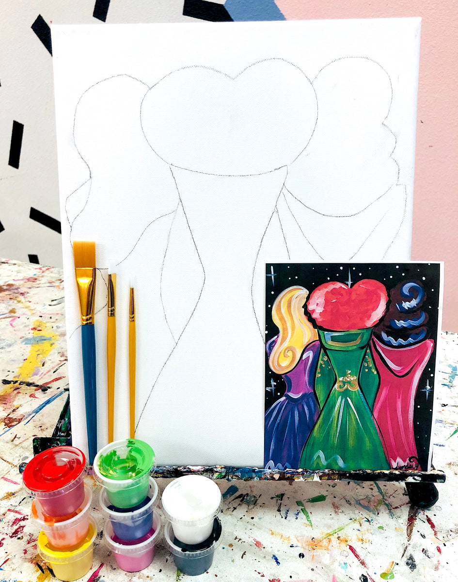 Canvas Paint Kits Cheers to Paint Studio