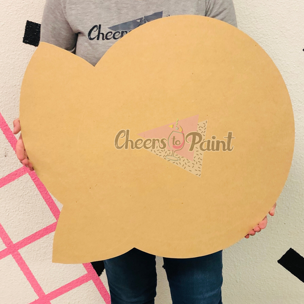 Lemon Slice- DIY Door Hanger Craft Wood Paint Kit