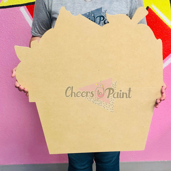 Fruit Basket- DIY Door Hanger Craft Wood Paint Kit