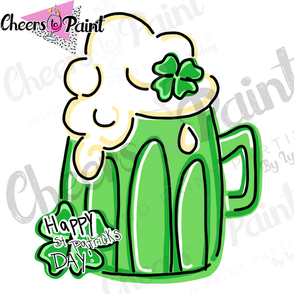 Beer Mug- DIY Door Hanger Paint Kit