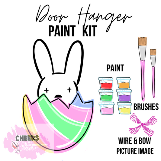 Bad Egg- DIY Door Hanger Craft Wood Paint Kit
