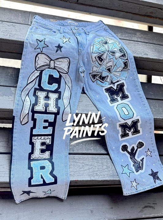 Custom Spirit Jeans — FULL DETAIL 👖🎨✨