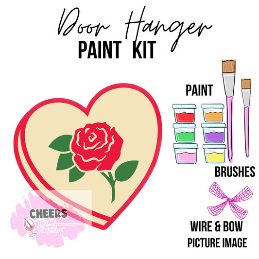 Mazapan- DIY Door Hanger Craft Wood Paint Kit