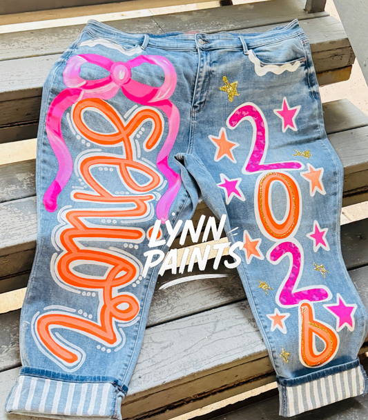 Custom Spirit Jeans — Simple Design ✨