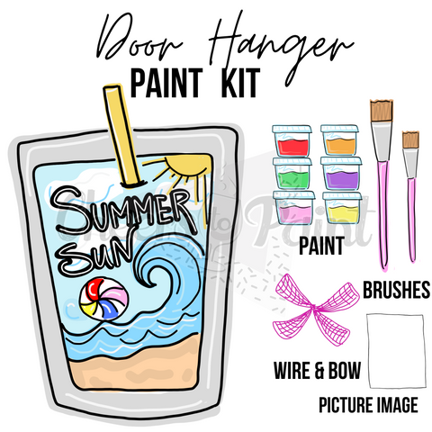 Juice Pouch- DIY Door Hanger Craft Paint Kit